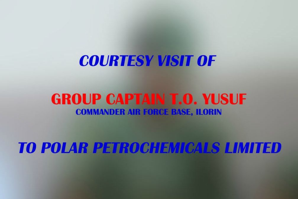 Courtesy Visit of Group Captain T.O. Yusuf (Commander Airforce Base Ilorin)