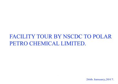 Facility Tour By NSCDC